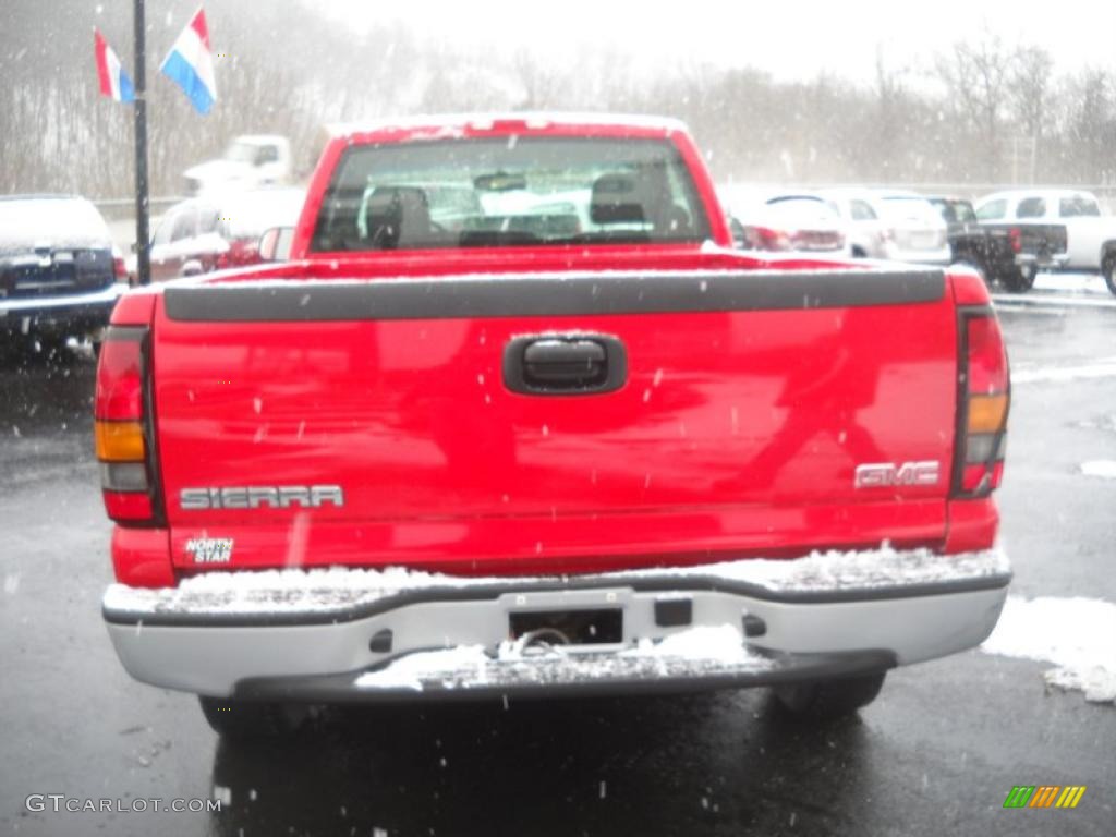 2006 Sierra 1500 Regular Cab 4x4 - Fire Red / Dark Pewter photo #13