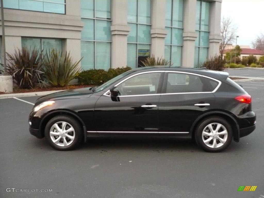 Black Obsidian 2010 Infiniti EX 35 Journey AWD Exterior Photo #41770805