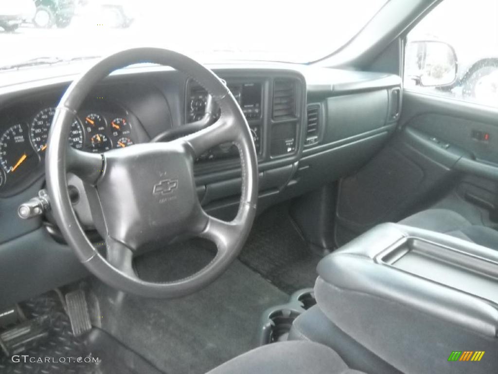 Graphite Interior 2001 Chevrolet Silverado 1500 LS Extended Cab 4x4 Photo #41771089