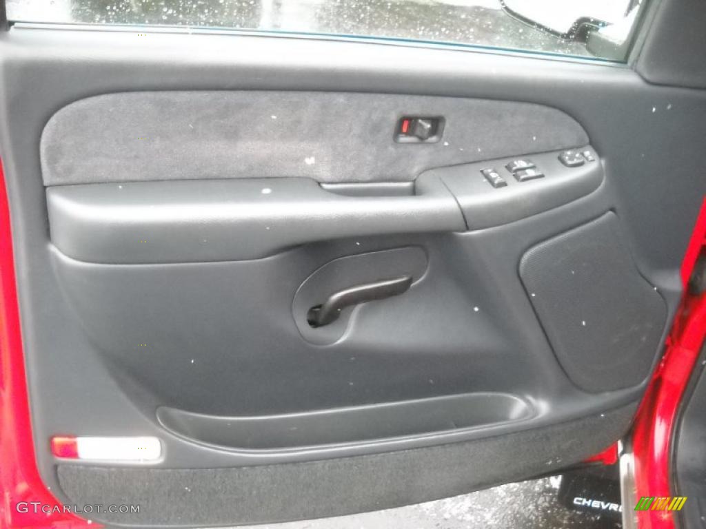 2001 Chevrolet Silverado 1500 LS Extended Cab 4x4 Graphite Door Panel Photo #41771169