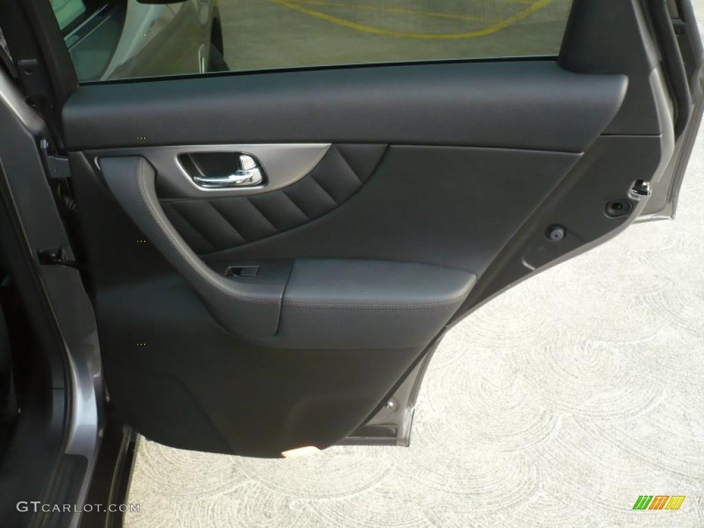2010 Infiniti FX 35 AWD Graphite Door Panel Photo #41771533