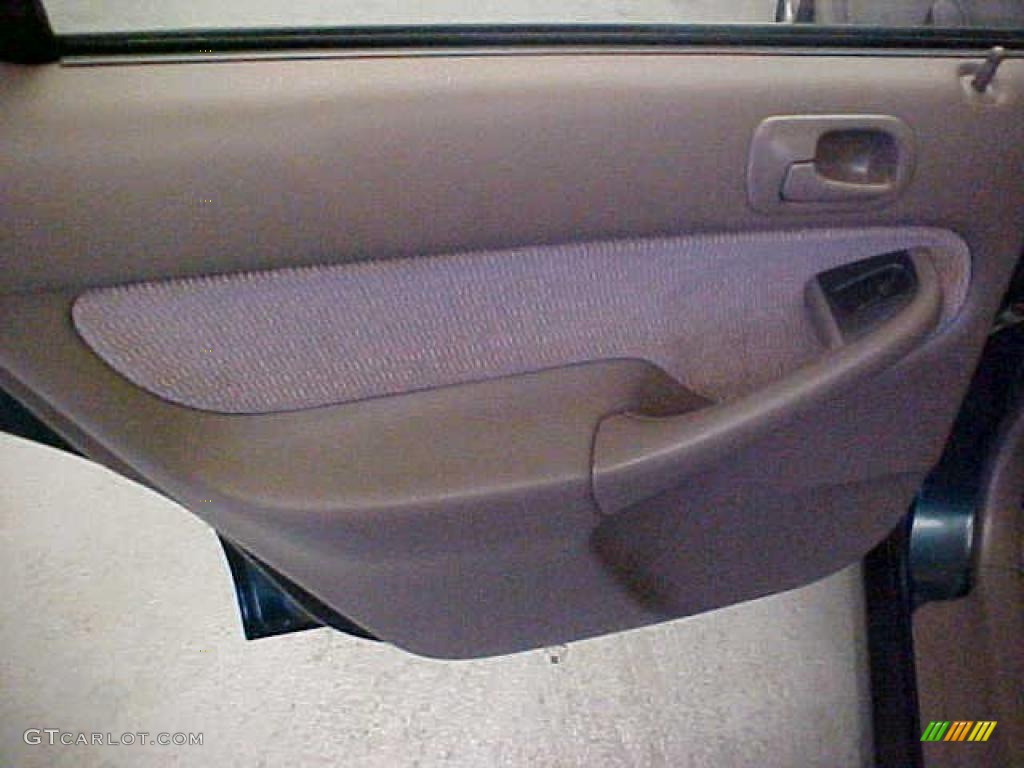 1997 Civic LX Sedan - Cypress Green Metallic / Beige photo #9