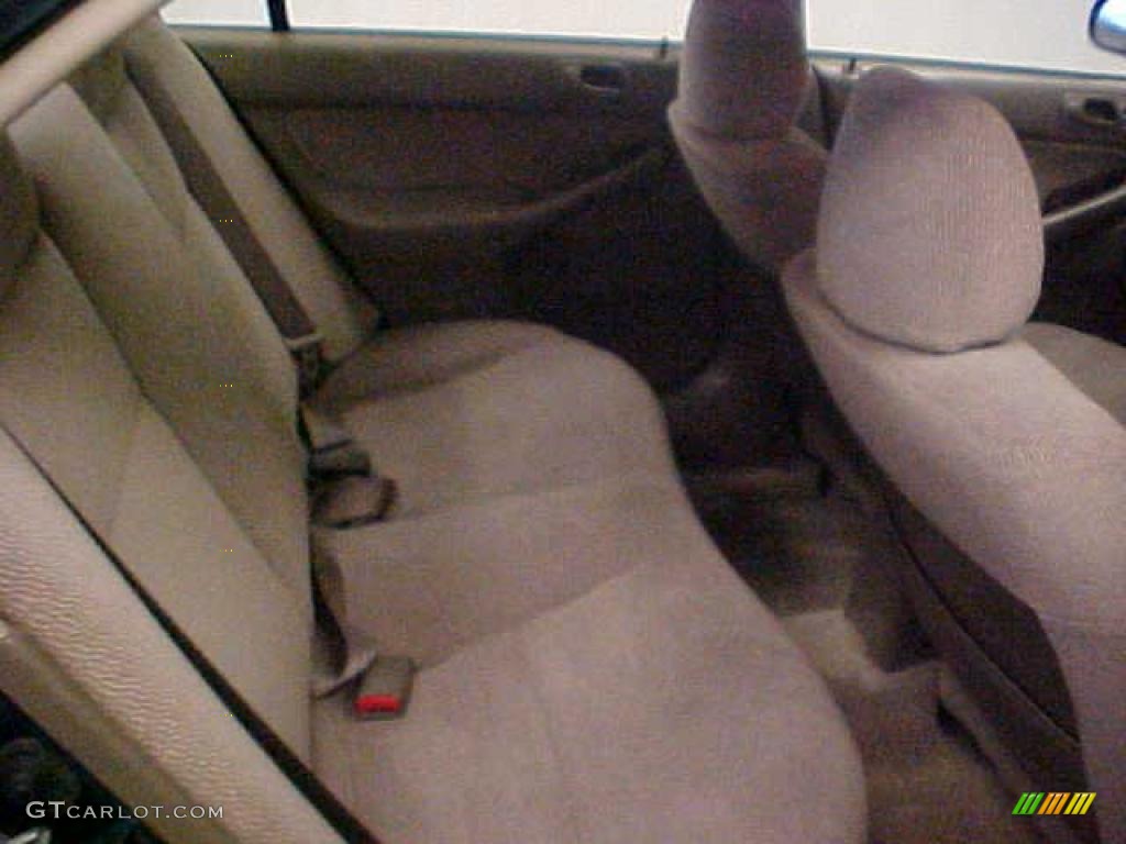1997 Civic LX Sedan - Cypress Green Metallic / Beige photo #17