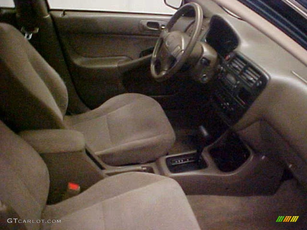 1997 Civic LX Sedan - Cypress Green Metallic / Beige photo #19
