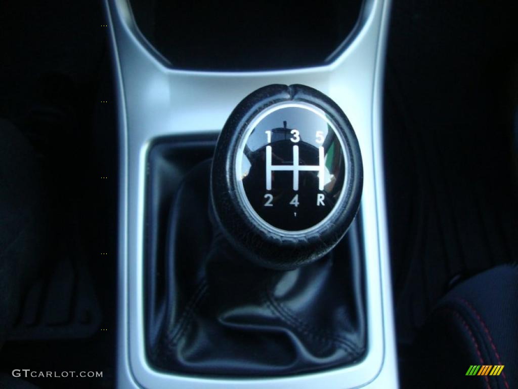 2009 Impreza WRX Sedan - Satin White Pearl / Carbon Black photo #14