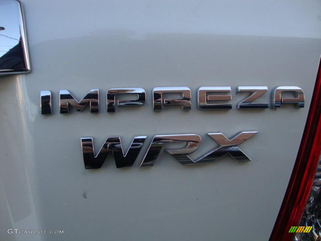 2009 Impreza WRX Sedan - Satin White Pearl / Carbon Black photo #25