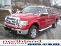 2011 Red Candy Metallic Ford F150 XLT SuperCab 4x4  photo #2