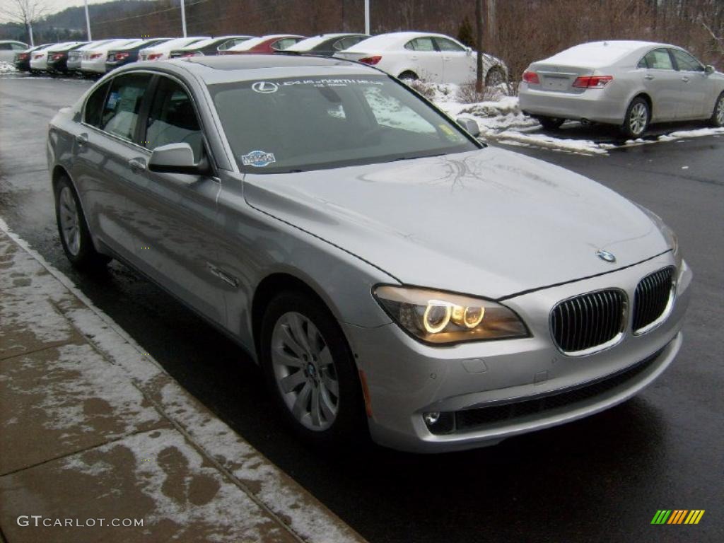 Titanium Silver Metallic 2010 BMW 7 Series 750i xDrive Sedan Exterior Photo #41774653