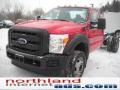 Vermillion Red - F550 Super Duty XL Regular Cab Chassis Photo No. 2
