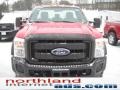 Vermillion Red - F550 Super Duty XL Regular Cab Chassis Photo No. 3