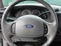 Medium Graphite Grey 2003 Ford F150 Lariat SuperCrew Steering Wheel