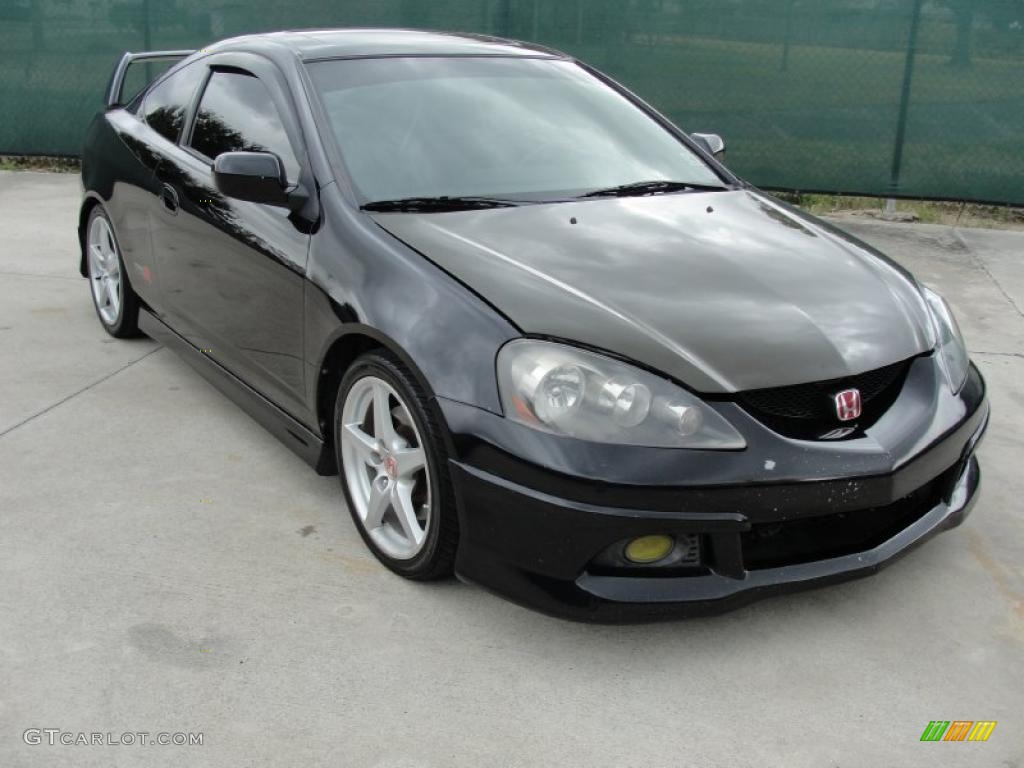 2006 RSX Type S Sports Coupe - Nighthawk Black Pearl / Ebony photo #1