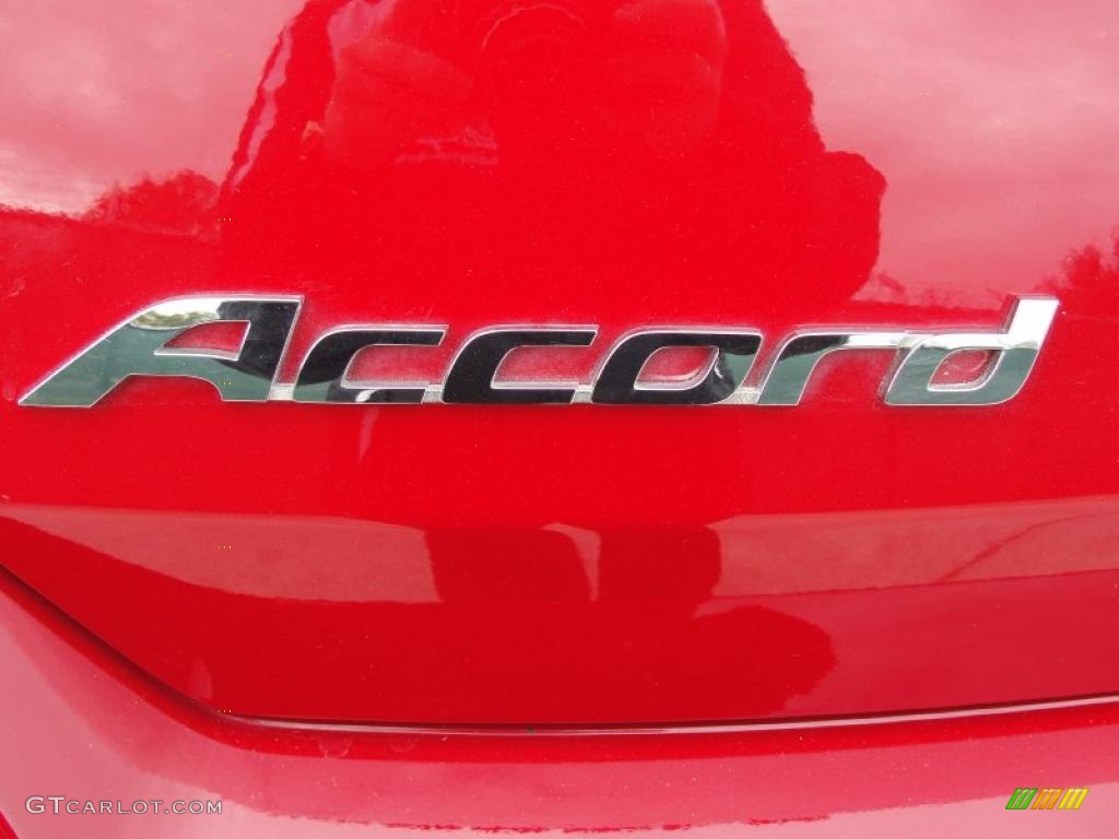 2008 Accord LX-S Coupe - San Marino Red / Black photo #26