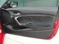 Black 2008 Honda Accord LX-S Coupe Door Panel