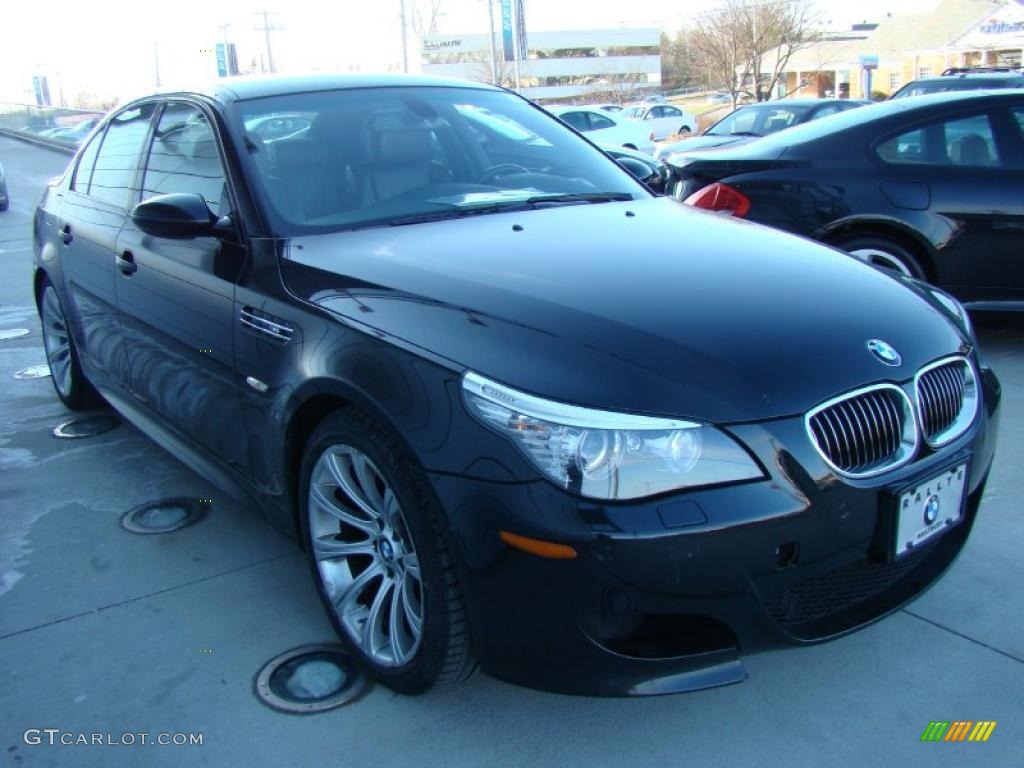 Black Sapphire Metallic 2008 BMW M5 Sedan Exterior Photo #41777081