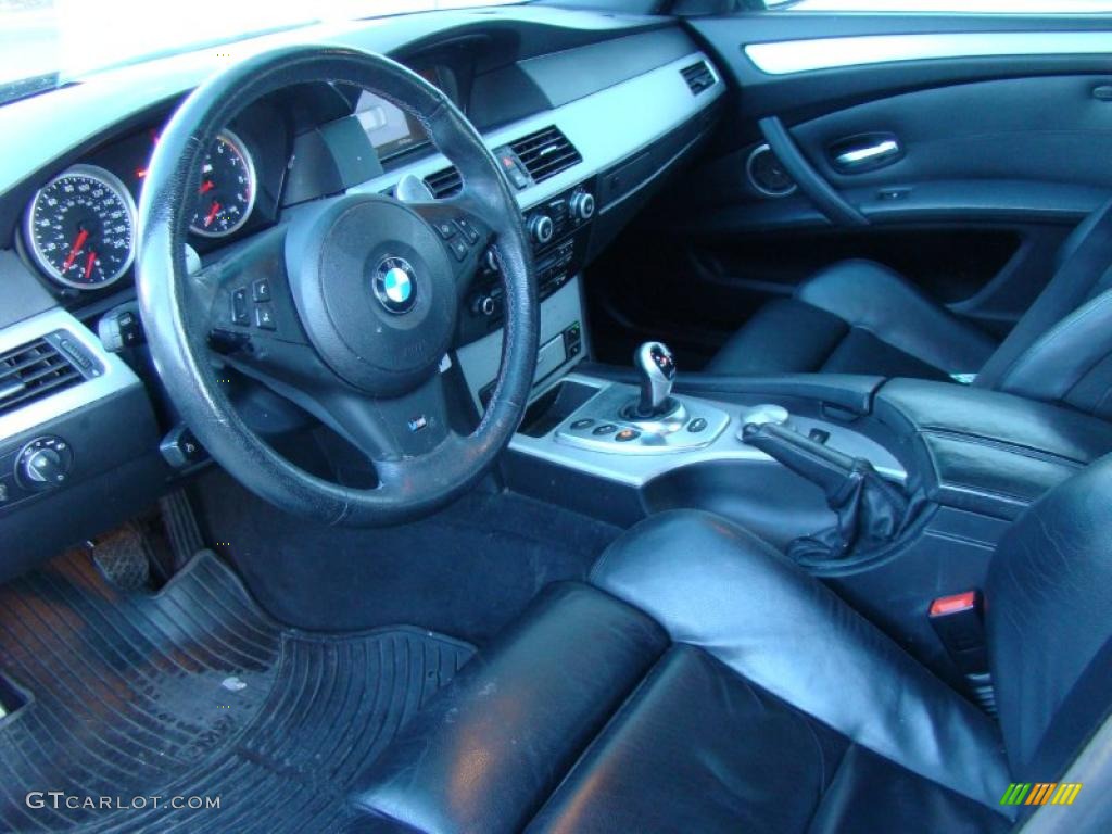 Black Interior 2008 BMW M5 Sedan Photo #41777173