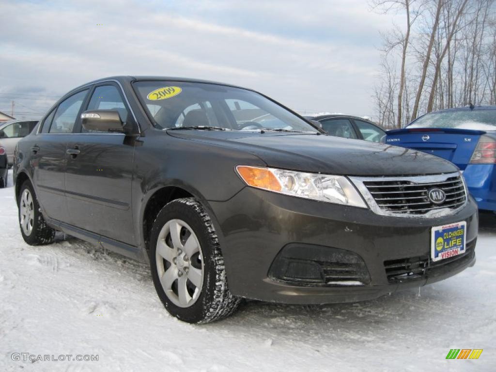 2009 Optima LX - Metal Bronze / Beige photo #1