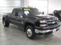 2007 Black Chevrolet Silverado 3500HD Classic LT Crew Cab 4x4 Dually  photo #19