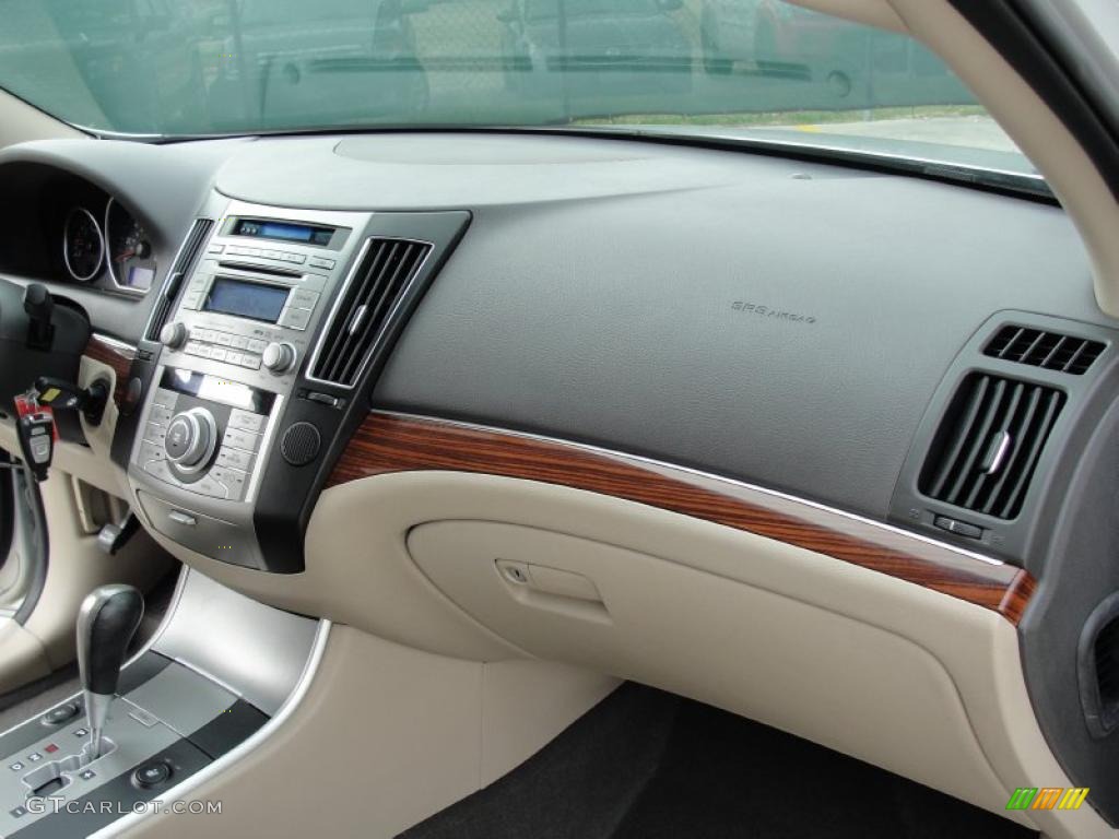 2010 Hyundai Veracruz Limited Beige Dashboard Photo #41779685