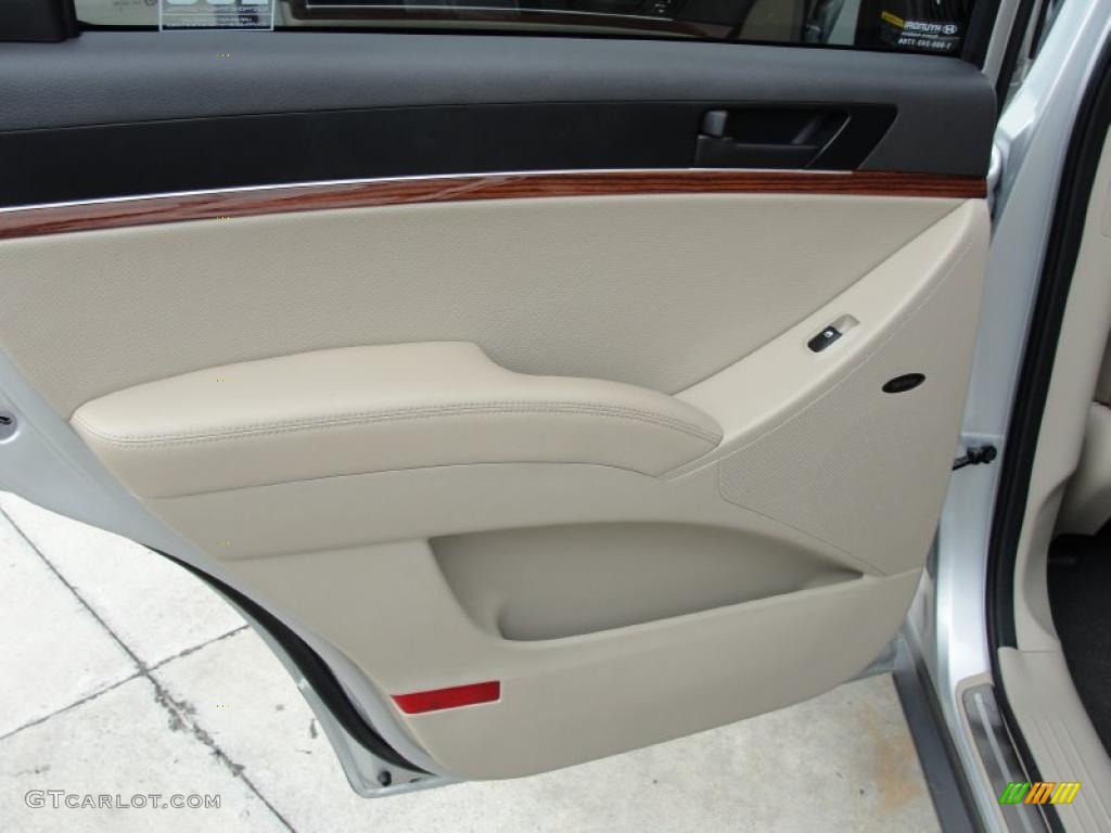 2010 Hyundai Veracruz Limited Beige Door Panel Photo #41779749