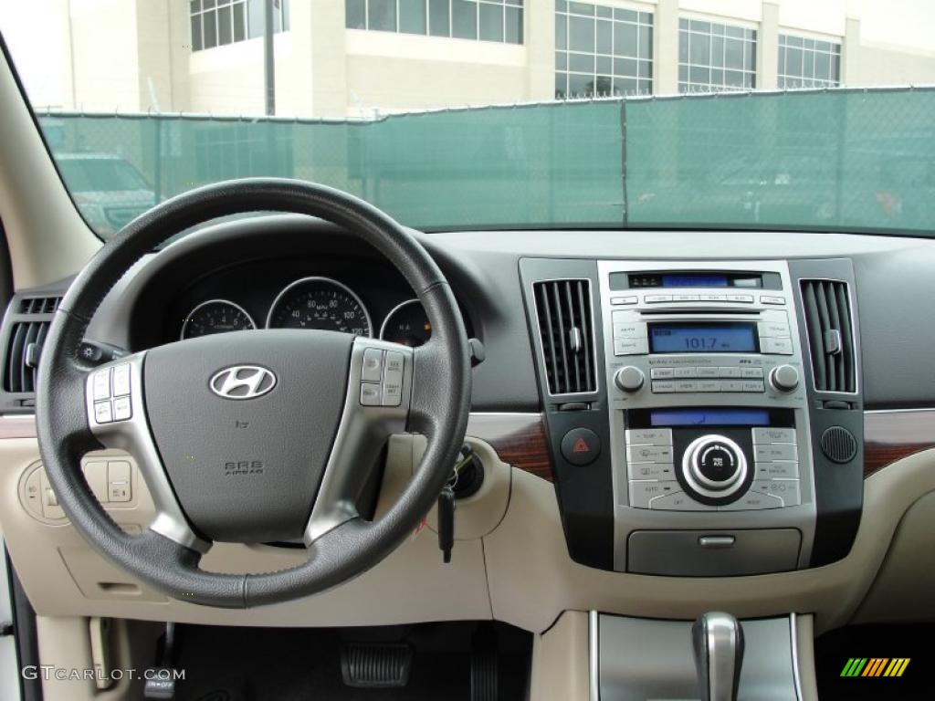 2010 Hyundai Veracruz Limited Beige Dashboard Photo #41779833