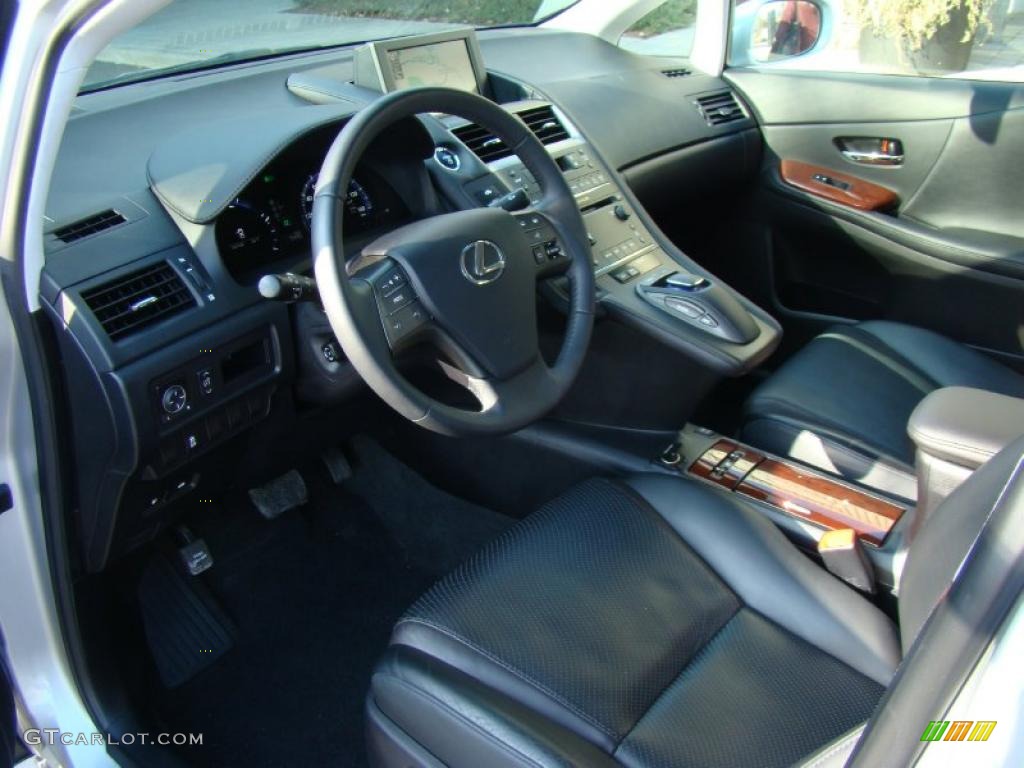 Black Interior 2010 Lexus HS 250h Hybrid Premium Photo #41780253