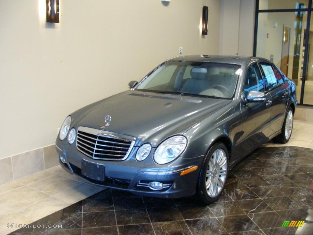 2008 E 350 4Matic Sedan - Flint Grey Metallic / Ash photo #1