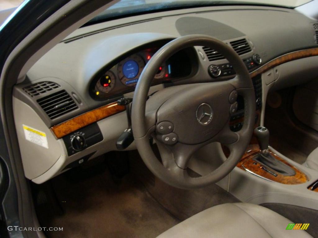 2008 E 350 4Matic Sedan - Flint Grey Metallic / Ash photo #10