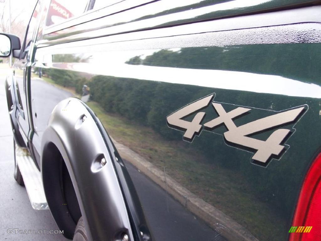 2002 F250 Super Duty XLT Regular Cab 4x4 - Dark Highland Green Metallic / Medium Parchment photo #23