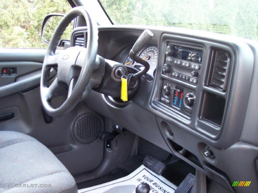 2005 Chevrolet Silverado 1500 Regular Cab 4x4 Dark Charcoal Dashboard Photo #41782105