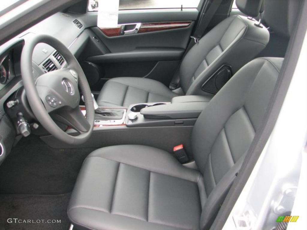 Black Interior 2011 Mercedes-Benz C 300 Sport 4Matic Photo #41782437