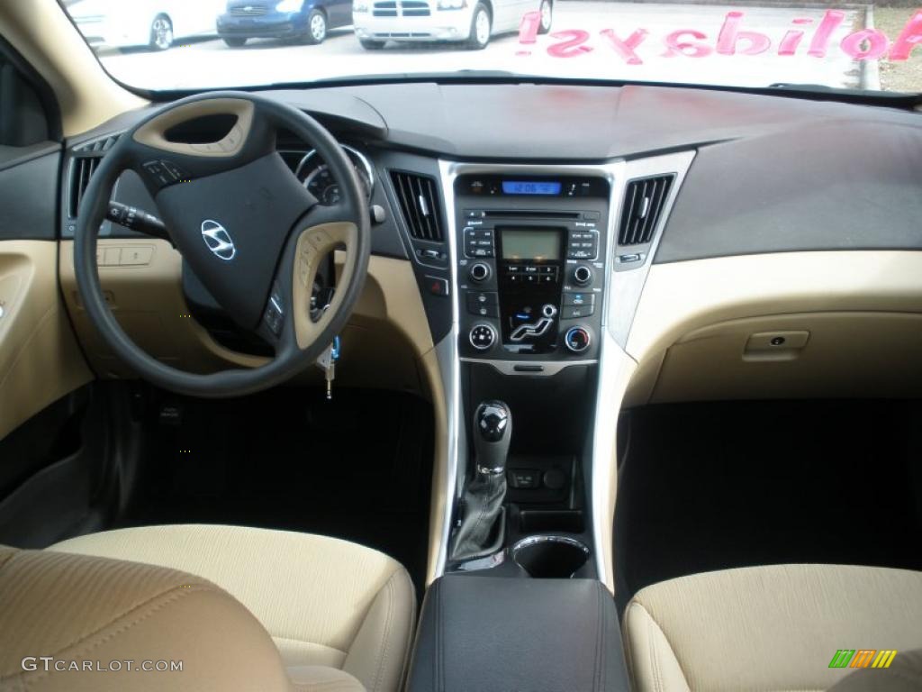 2011 Hyundai Sonata GLS Camel Dashboard Photo #41785154