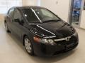 Nighthawk Black Pearl - Civic LX Sedan Photo No. 5