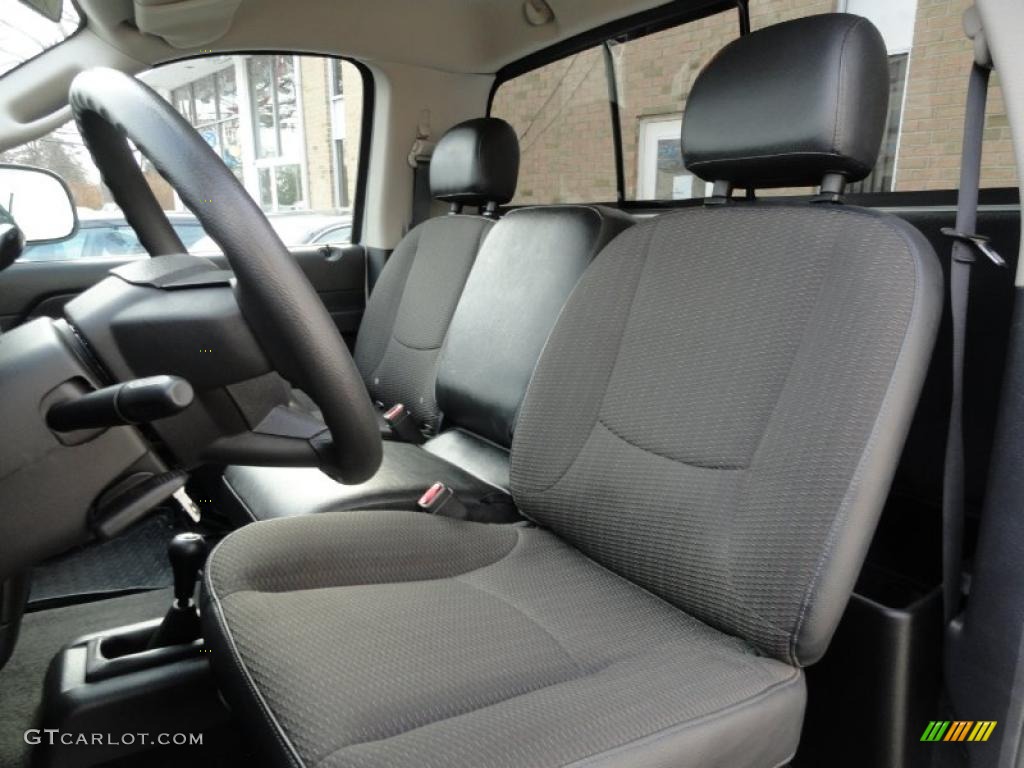 Dark Slate Gray Interior 2005 Dodge Ram 1500 ST Regular Cab 4x4 Photo #41787019