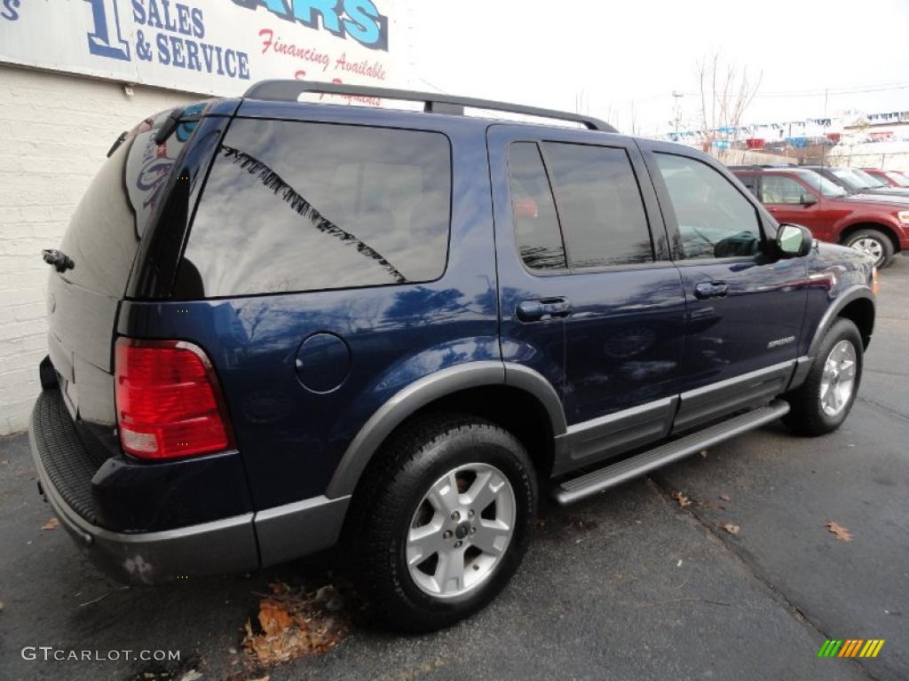 2004 Explorer XLT 4x4 - Dark Blue Pearl Metallic / Graphite photo #3