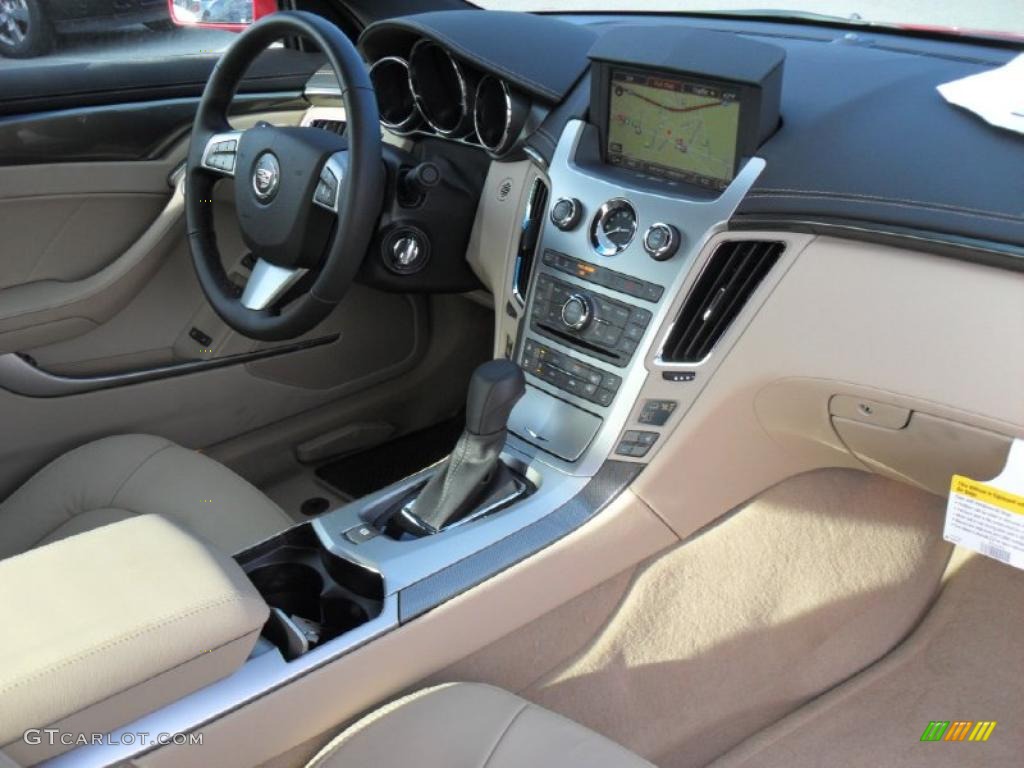 2011 Cadillac CTS Coupe Cashmere/Cocoa Dashboard Photo #41787493