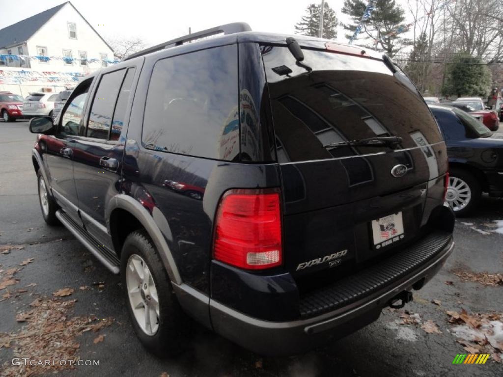 2004 Explorer XLT 4x4 - Dark Blue Pearl Metallic / Graphite photo #5