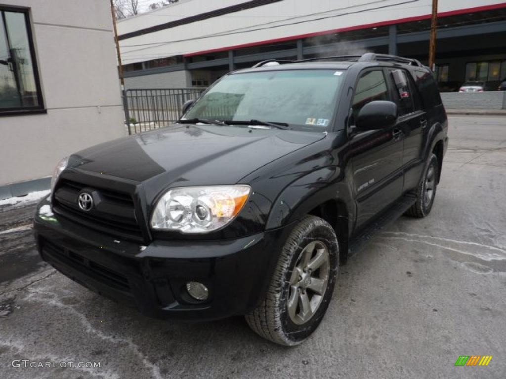 2007 4Runner Limited 4x4 - Black / Stone photo #11