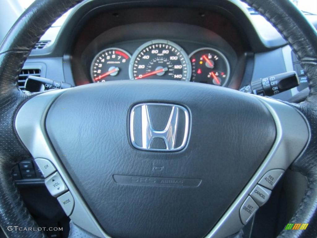 2008 Honda Pilot EX-L 4WD Gray Steering Wheel Photo #41789489