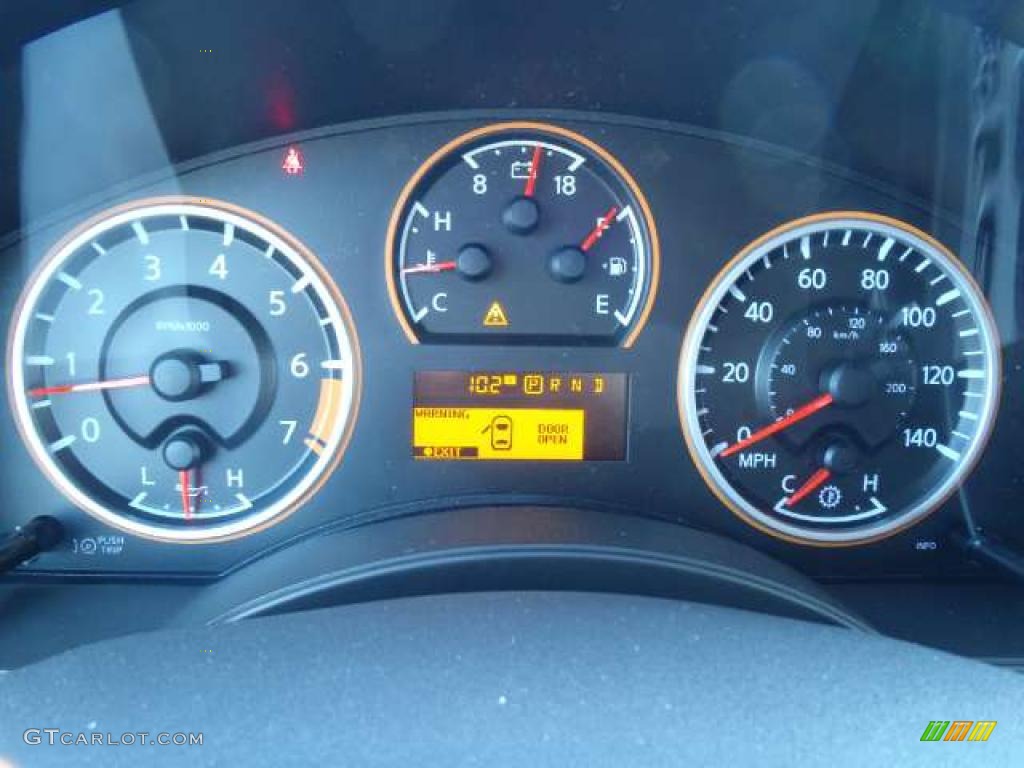 2011 Nissan Titan SV Crew Cab Gauges Photo #41793419