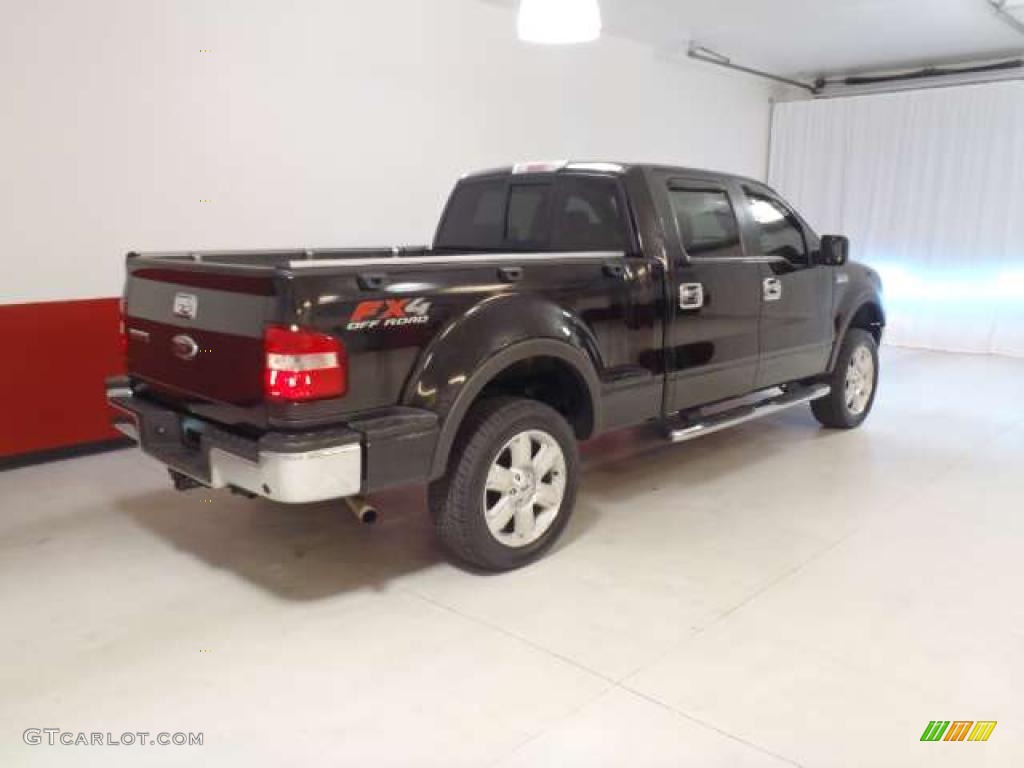 2006 F150 FX4 SuperCrew 4x4 - Black / Tan photo #4