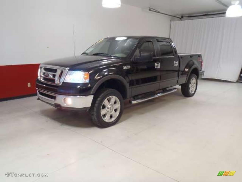 2006 F150 FX4 SuperCrew 4x4 - Black / Tan photo #8