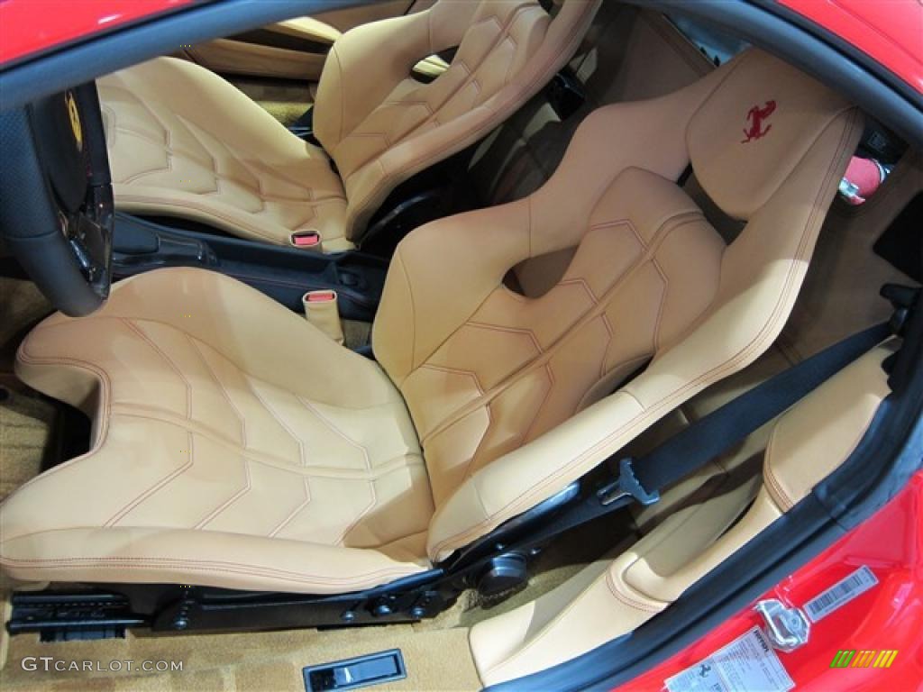 Beige Interior 2010 Ferrari 458 Italia Photo #41794671