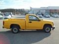 2007 Yellow Chevrolet Colorado Work Truck Regular Cab  photo #3