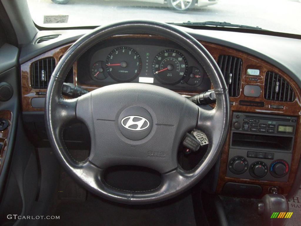 2006 Elantra Limited Sedan - Sterling Silver / Gray photo #9