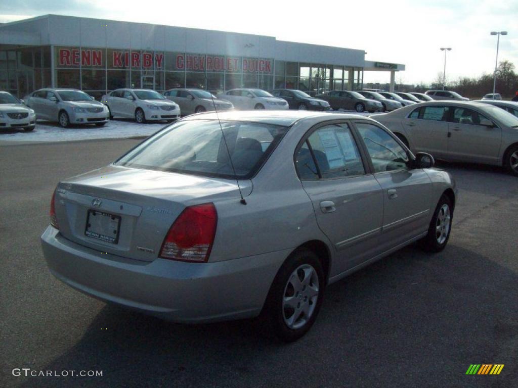 2006 Elantra Limited Sedan - Sterling Silver / Gray photo #12
