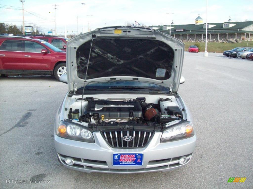 2006 Elantra Limited Sedan - Sterling Silver / Gray photo #17