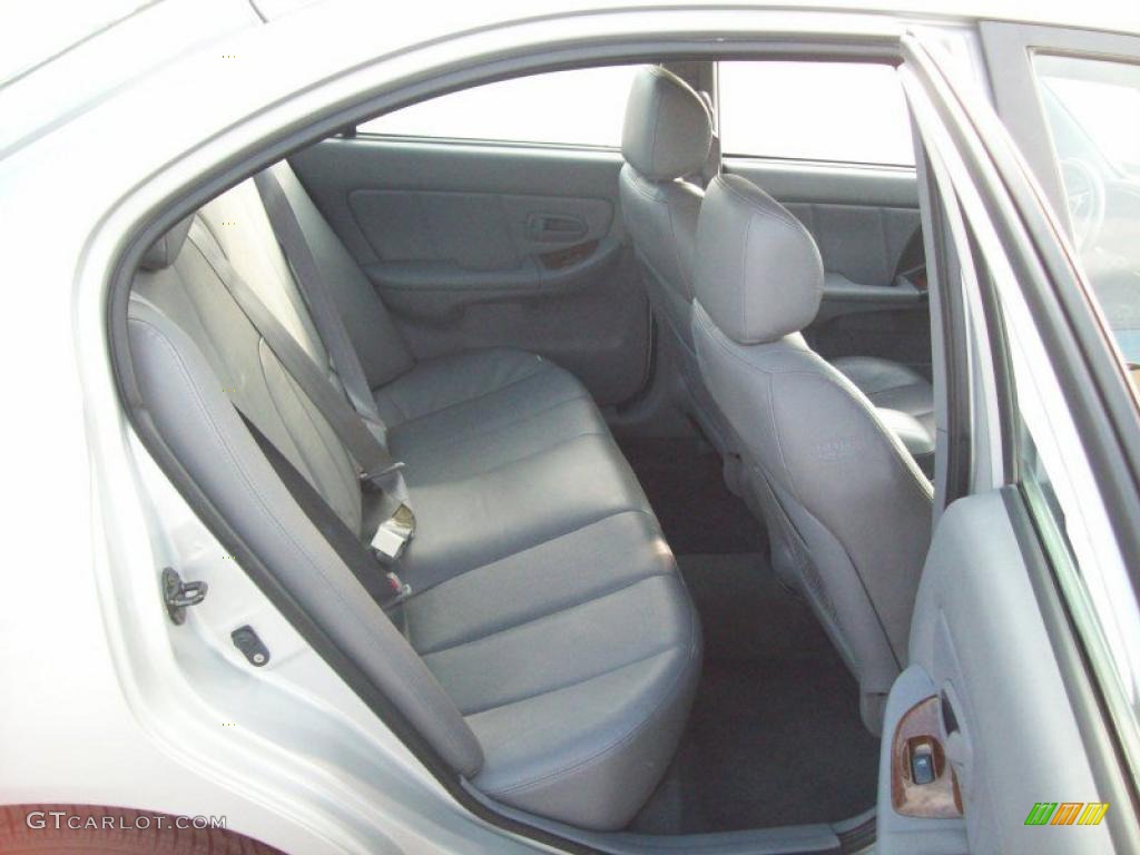 2006 Elantra Limited Sedan - Sterling Silver / Gray photo #23