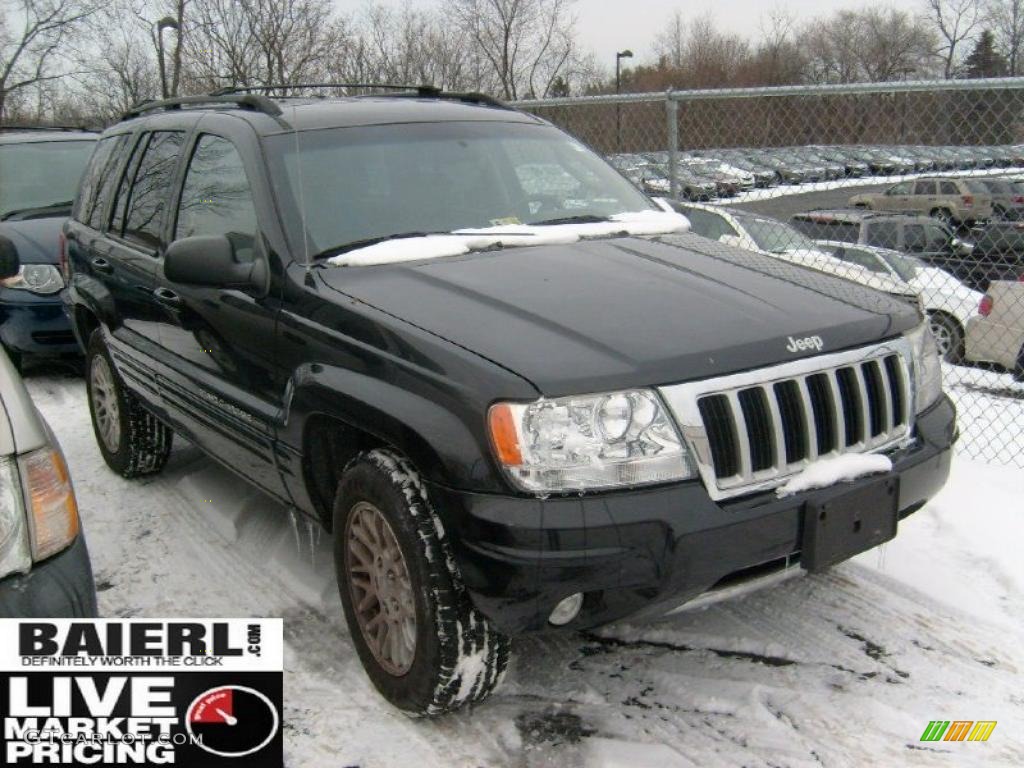 2004 Grand Cherokee Limited 4x4 - Brillant Black Crystal Pearl / Dark Slate Gray photo #1