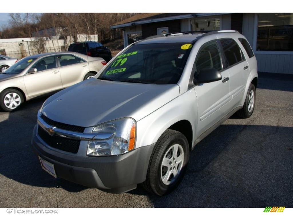 2005 Equinox LS AWD - Galaxy Silver Metallic / Light Gray photo #1